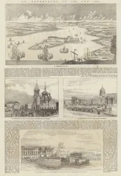 St. Petersburg in 1706 and 1856