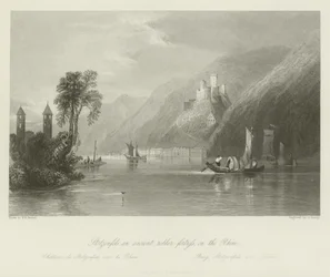 Stolzenfels, an Ancient Robber-Fortress on the Rhine