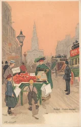 Strand, London, coster-monger
