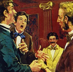 Strauss was persuaded to write an operetta when friends sang songs to his melodies