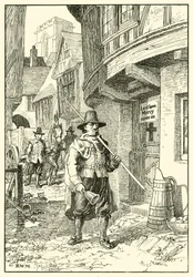 Street Scene during the Great Plague