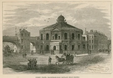 Surrey Chapel, Blackfriars Road, Southwark (Rowland Hill