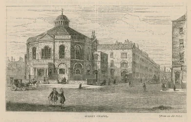Surrey Chapel, Blackfriars Road, Southwark (Rowland Hill