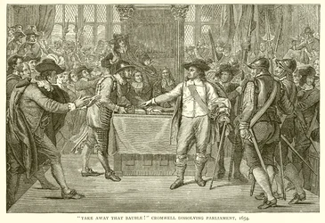 Take away that Bauble! Cromwell dissolving Parliament, 1654