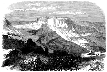 The 33rd Foot Advancing on Magdala, from The British Expedition to Abyssinia, 1868