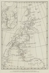 The Arctic Expedition, Map of the Smith Sound Route to the North Polar Sea