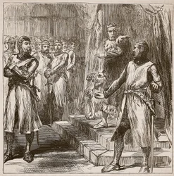 The Barons revolt against the King (Illustration from Cassell