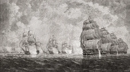The Battle of Pulo Aura, 1804, from 