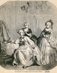 The Boudoir of a Parisian Lady in the Last Century, 1789
