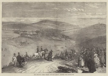 The Brighton Easter Monday Volunteer Review, Struggle near Rottingdean