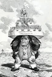 The British Atlas, or John Bull Supporting the Peace Establishment