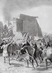 The Capture of Memphis by the Assyrians