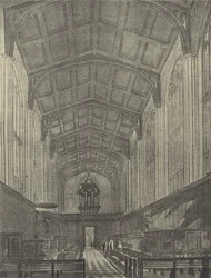 The Chapel, looking West, 1816 (engraving)