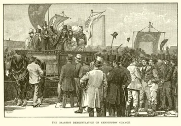 The Chartist Demonstration on Kennington Common