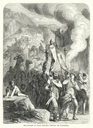 The Children of Israel Marching through the Wilderness