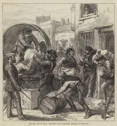 The Civil War in Spain, Insurgents from Carthagena foraging at Torrevieja