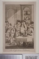 The Coffee-House Politicians, 1772