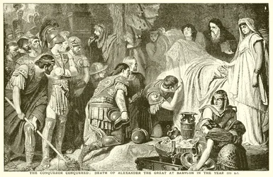 The Conqueror Conquered: Death of Alexander the Great at Babylon in the year 323 B.C.