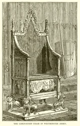 The Coronation Chair in Westminster Abbey
