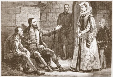 The Countess of Reux visiting De Bray and La Grange in Prison