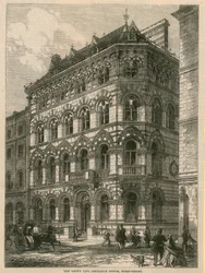 The Crown Life Assurance Office, Fleet Street, London
