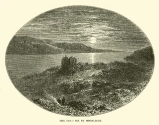 The Dead Sea by Moonlight