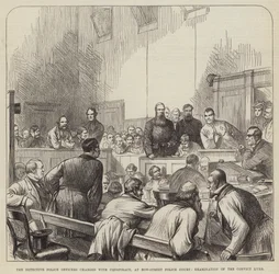 The Detective Police Officers charged with Conspiracy, at Bow-Street Police Court, Examination of the Convict Kurr