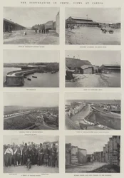 The Disturbances in Crete, Views at Candia