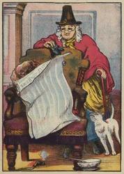 The Dog Reading the News