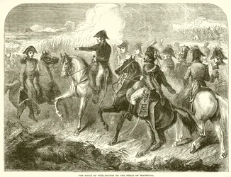 The Duke of Wellington on the Field of Waterloo