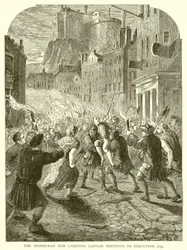 The Edinburgh Mob carrying Captain Porteous to Execution, 1737