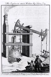 The Engine to Raise Water by Fire, a Diagram of Newcomen