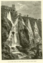 The Falls of the Anio at Tivoli, near Rome