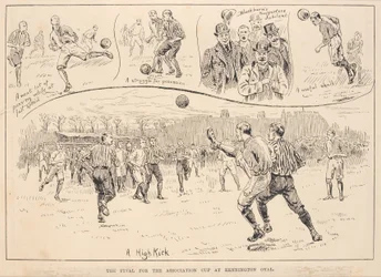 The Final for the Association Cup at Kennington Oval, 