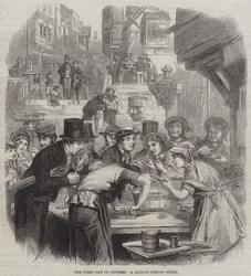 The First Day of Oysters, a London Street Scene