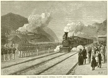 The Funeral Train Bearing General Grant