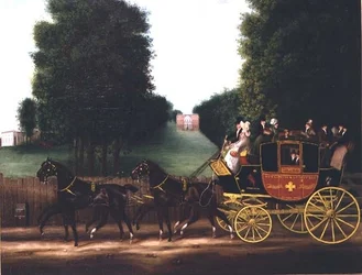 The Godalming and Guildford Stagecoach Owned by John Kirby Jun and Inscribed 