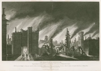 The Great Fire of London, 1666