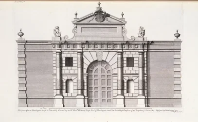 The Great Gate at Burlington House, Piccadilly, from 