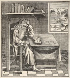 The Grub Street Hermit, from a picture published by Richardson, 1794