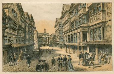 The International Health Exhibition at South Kensington, 1884: the old London street
