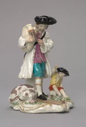 The Itinerant Musician, manufactured by Chelsea Porcelain Factory, England, c.1756