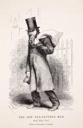 The Jew Old-Clothes Man, after a daguerreotype by Richard Beard, illustration from London Labour and London Poor by Henry Mayhew, pub. 1862