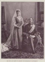 The King and Queen of Denmark, the Bridegroom
