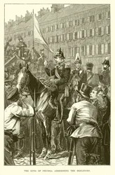 The King of Prussia Addressing the Berliners