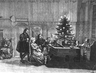 The Legend of the First Christmas Tree Candles, mid 18th century