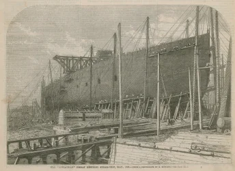 The Leviathan (Great Eastern) Steam Ship, May 1856