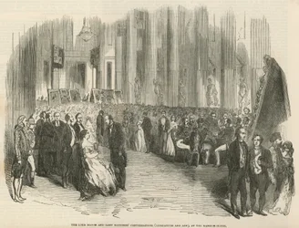 The Lord Mayor and Lady Mayoress Conversation About Literature and Art at the Mansion House