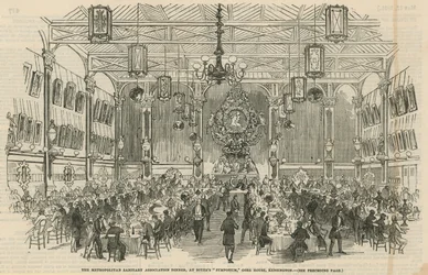 The Metropolitan Sanitary Association Dinner at Soyer