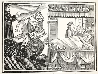 The Miracle of Miracles, illustration from Chap-books of the Eighteenth Century by John Ashton, pub. 1882